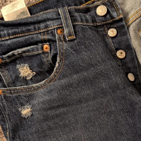 Levi's 501 Jeans with Button-Fly 30x28 - Picture 4 of 6